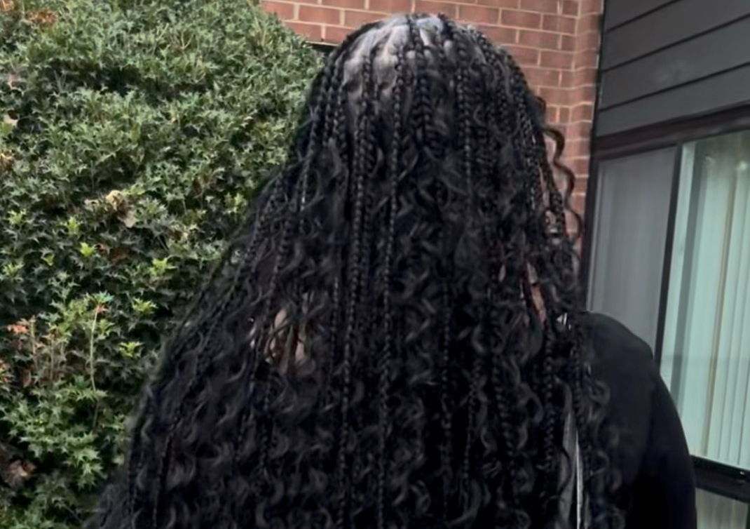 Boho knotless braids  