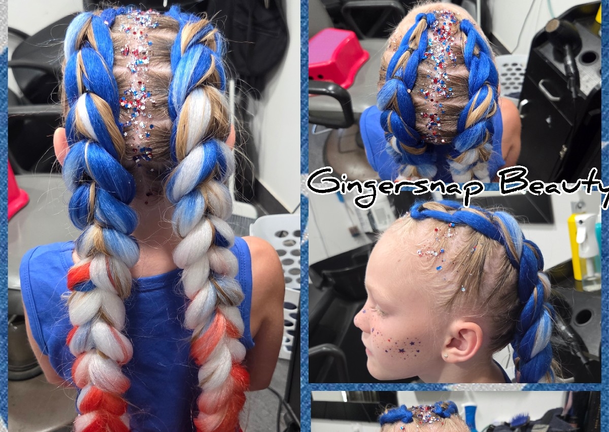 Bubble braid colored 