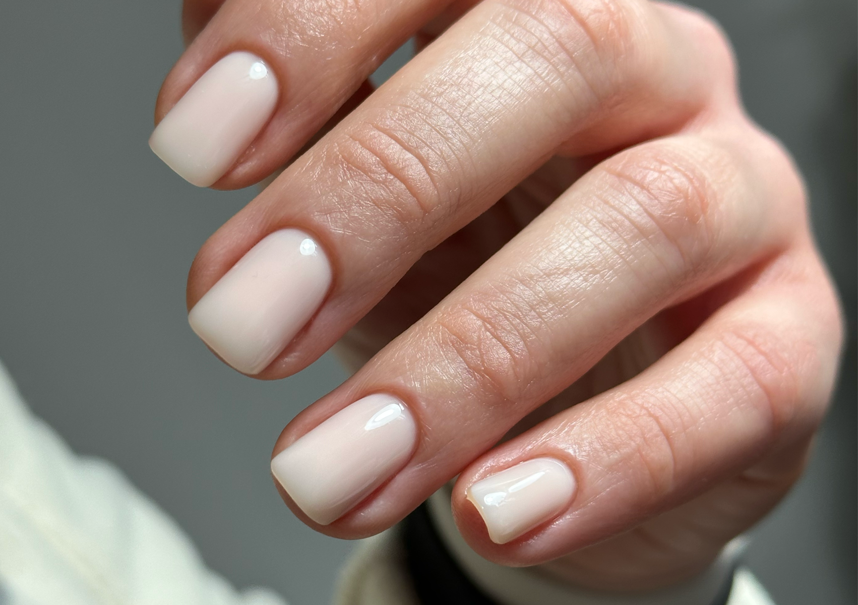 Plain gel manicure