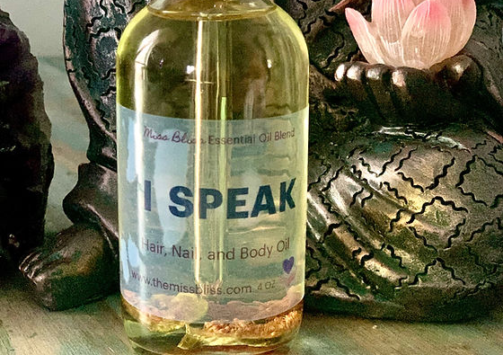 I Speak  Body Oil for the Throat Chakra