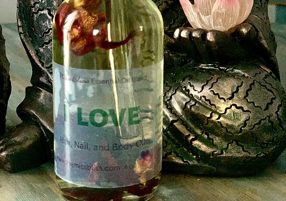 I Love  Body Oil for the Heart Chakra