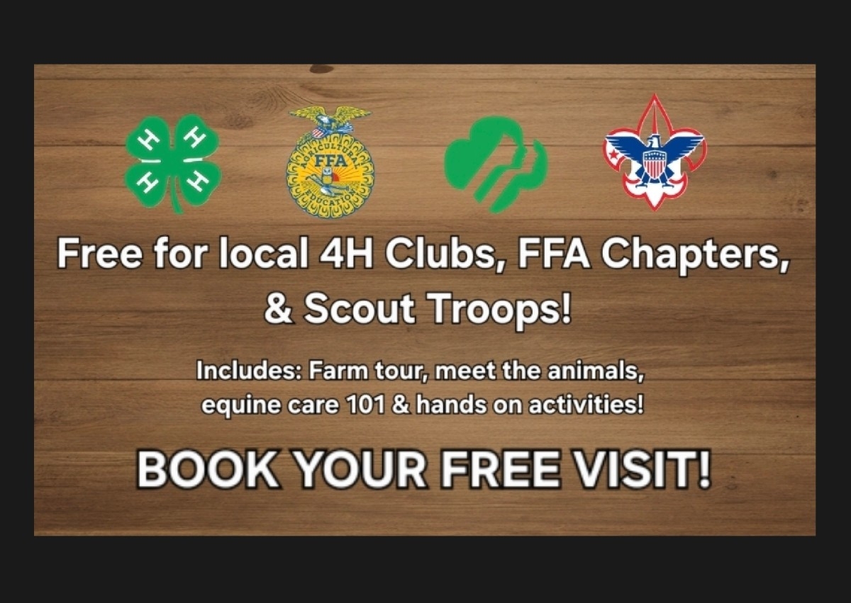 4H, FFA & Scouts Visit