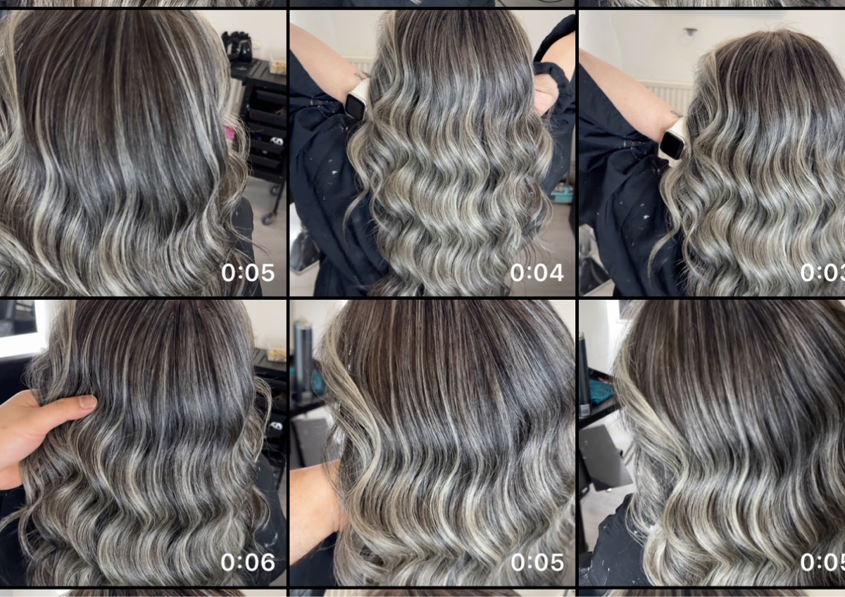 medium length balayage+olaplex+gloss+