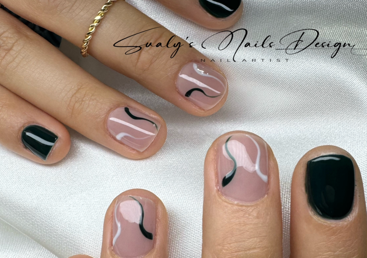Esmaltado en gel sencillo  manos( gel polish) 