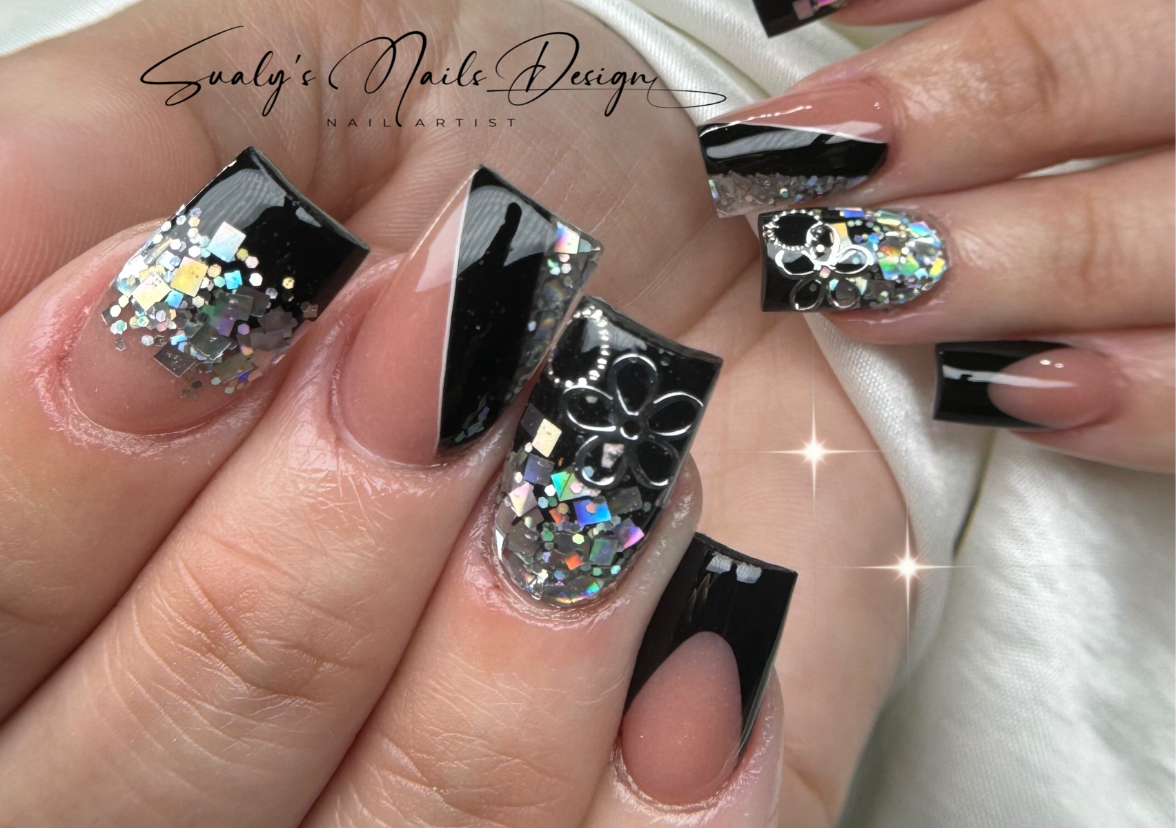 Uñas cuadradas medianas (medium square nail)