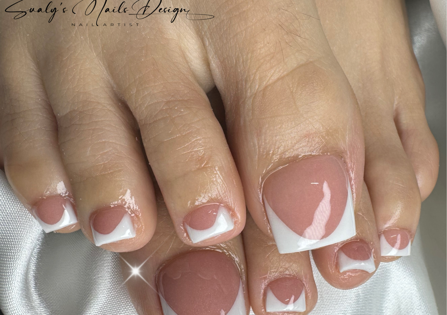 Fullset pies (todas con material) ( acrilyc feet nails) 