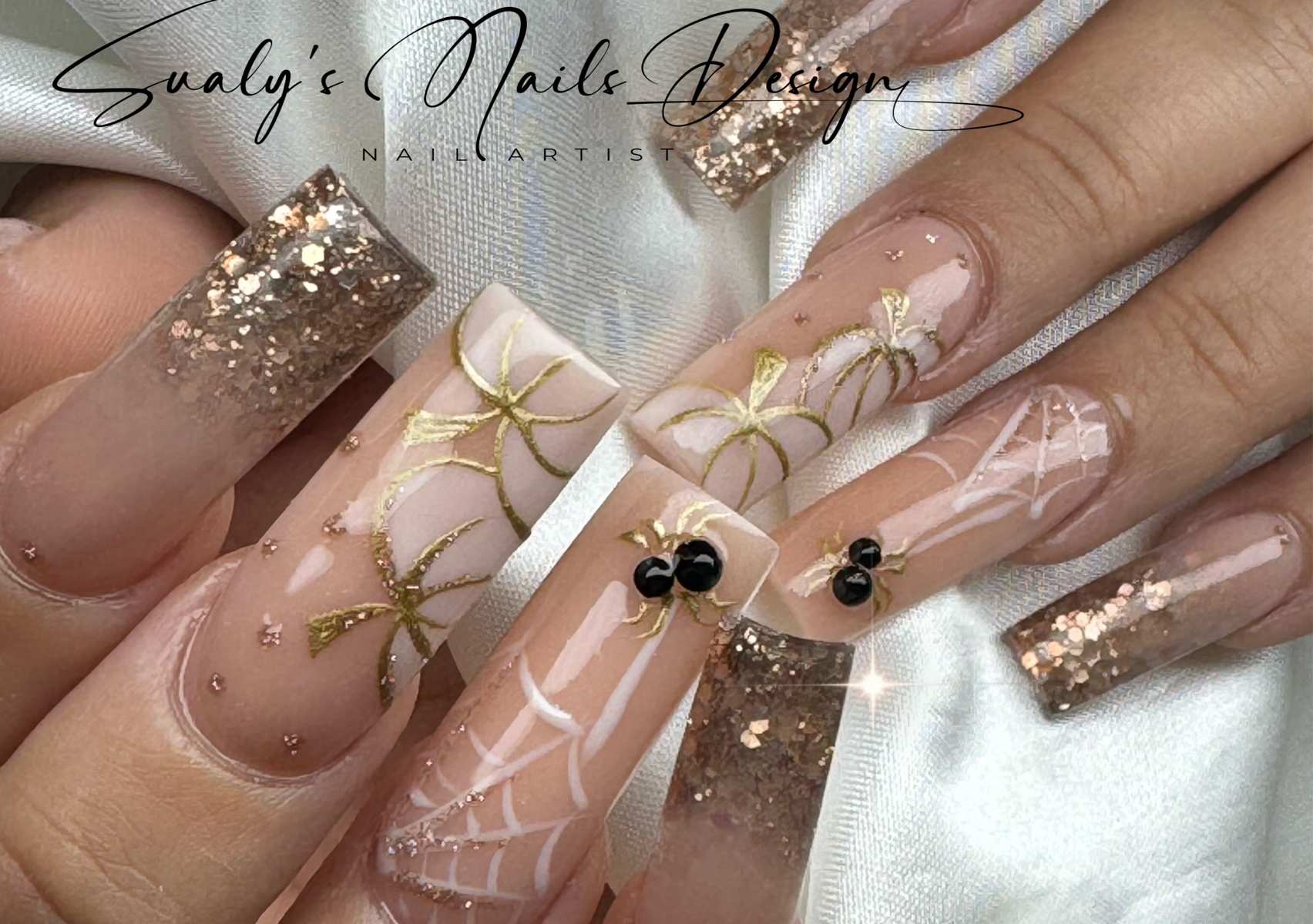 Uñas largas cuadradas (square long nail)