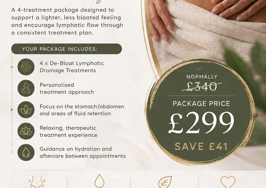 Stomach Debloat Reset package x4 treatments 