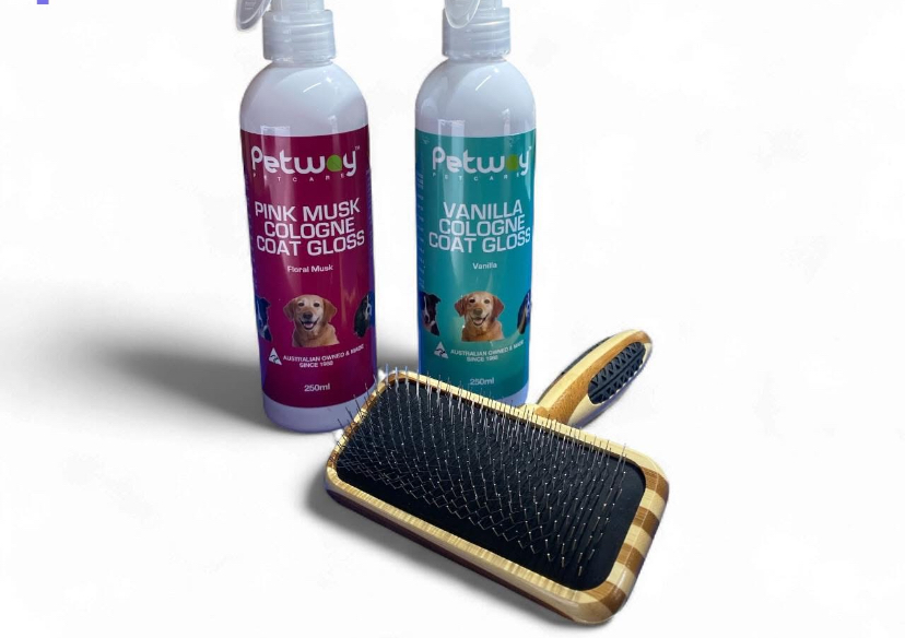 Colognes and slicker brush