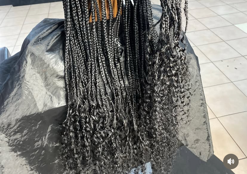 Add Human Curls End of Braid