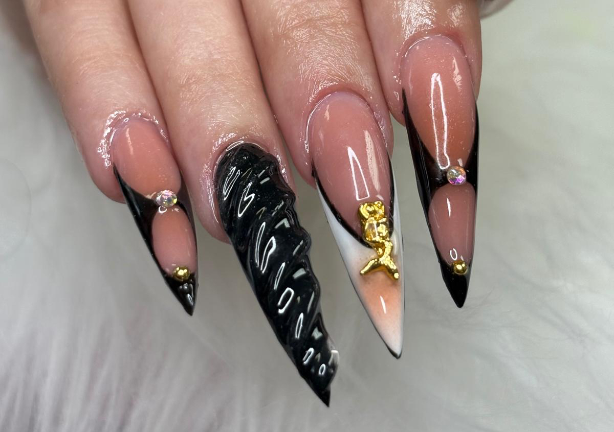 Full set en Acrílico Nude (Largas) 