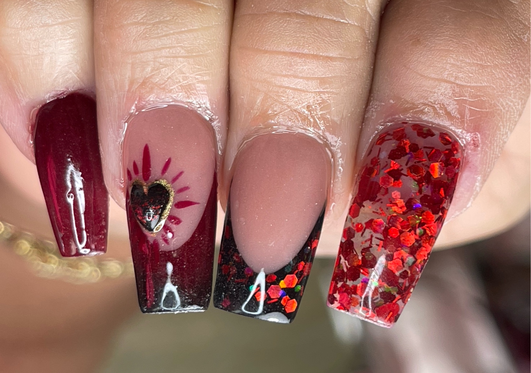 Full set en Acrílico color (medianas)