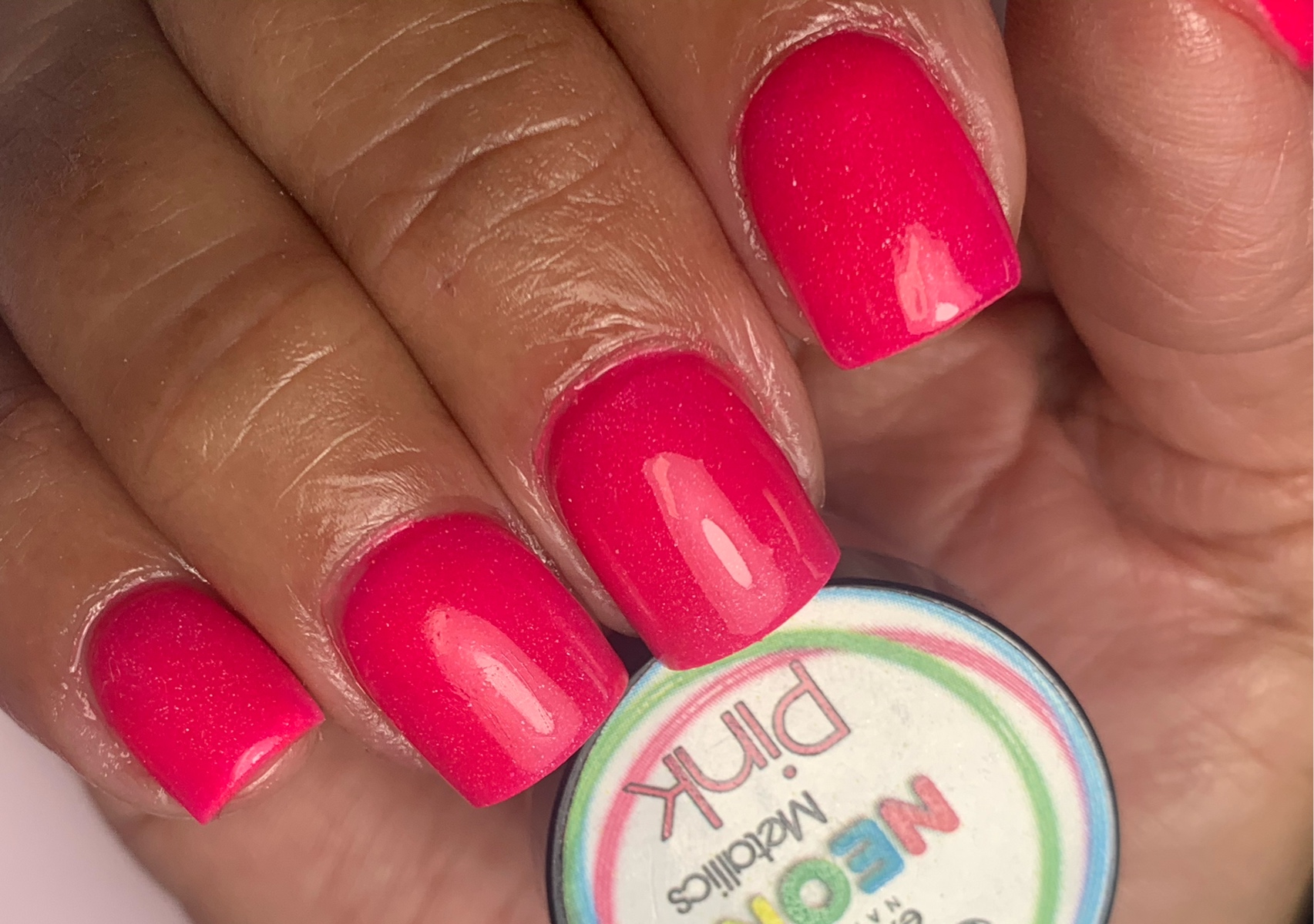 Full set en Acrílico color (cortas)