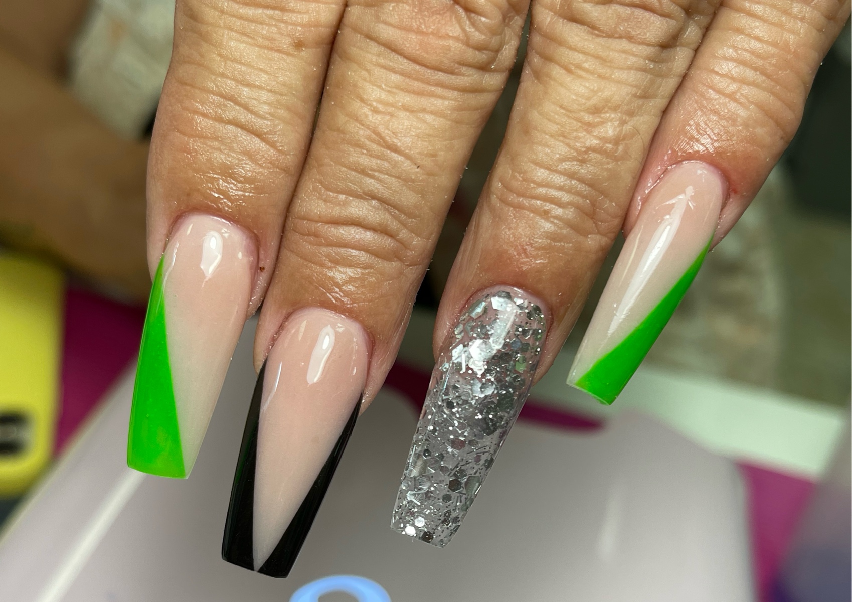 Full set en Acrílico color (Largas)