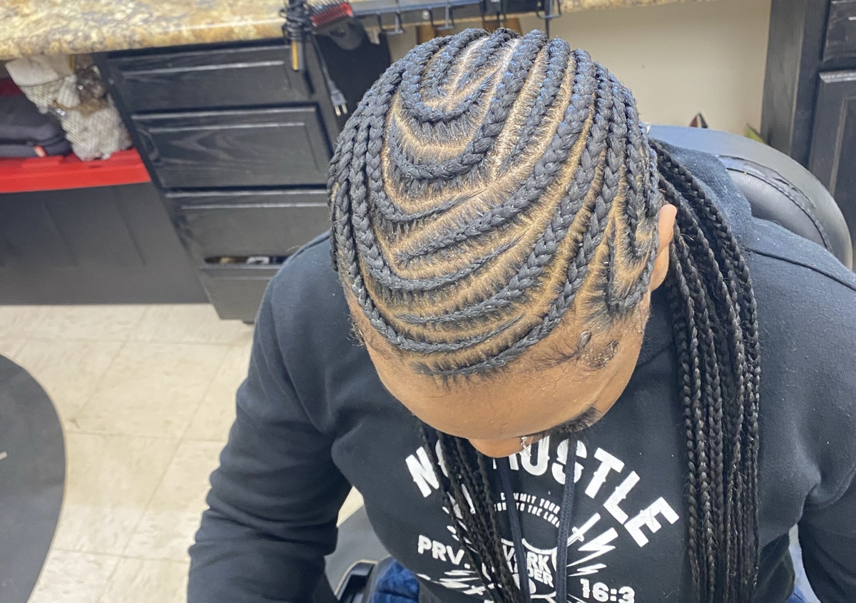 Freestyle stitch braids 