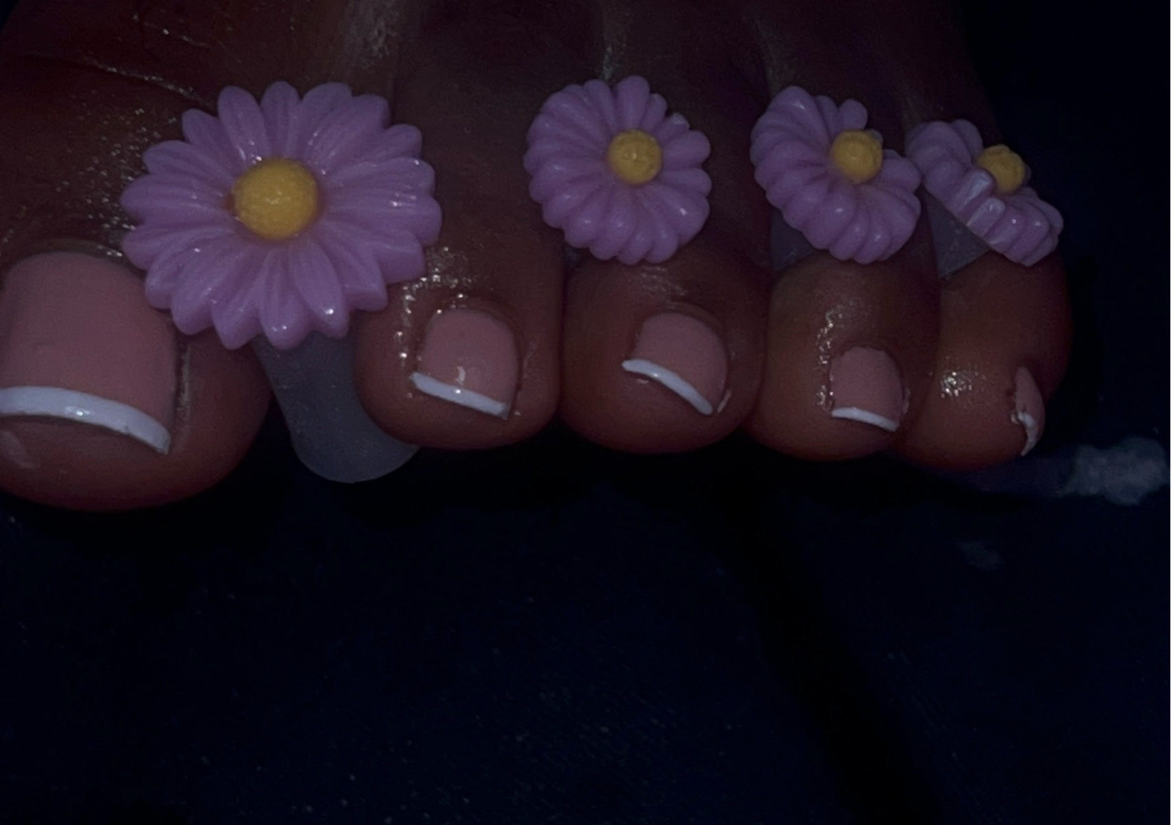 Gel overlay + french tip 