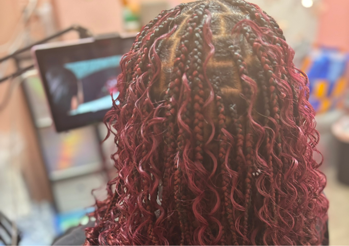 boho knotless braids