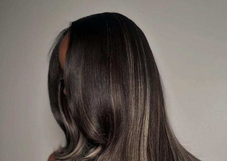 New wig installation   side or center part.  Styling is additional cost. 
