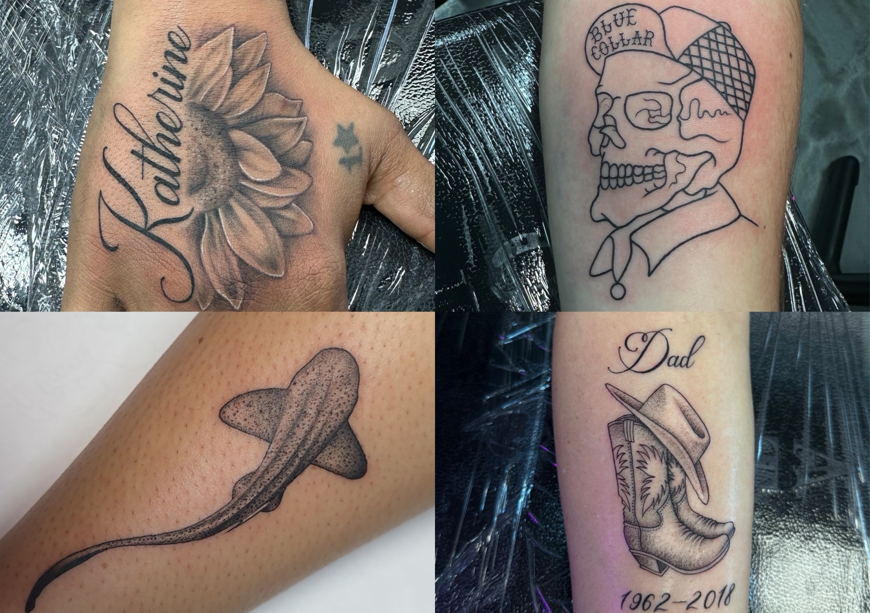 Palm Size simple Tattoo