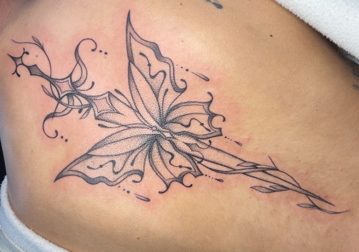 Spine tattoo (Detailed) 