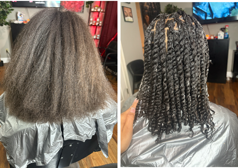 Two Strand Twists (Extremely Long) or Small Two Strand Twist