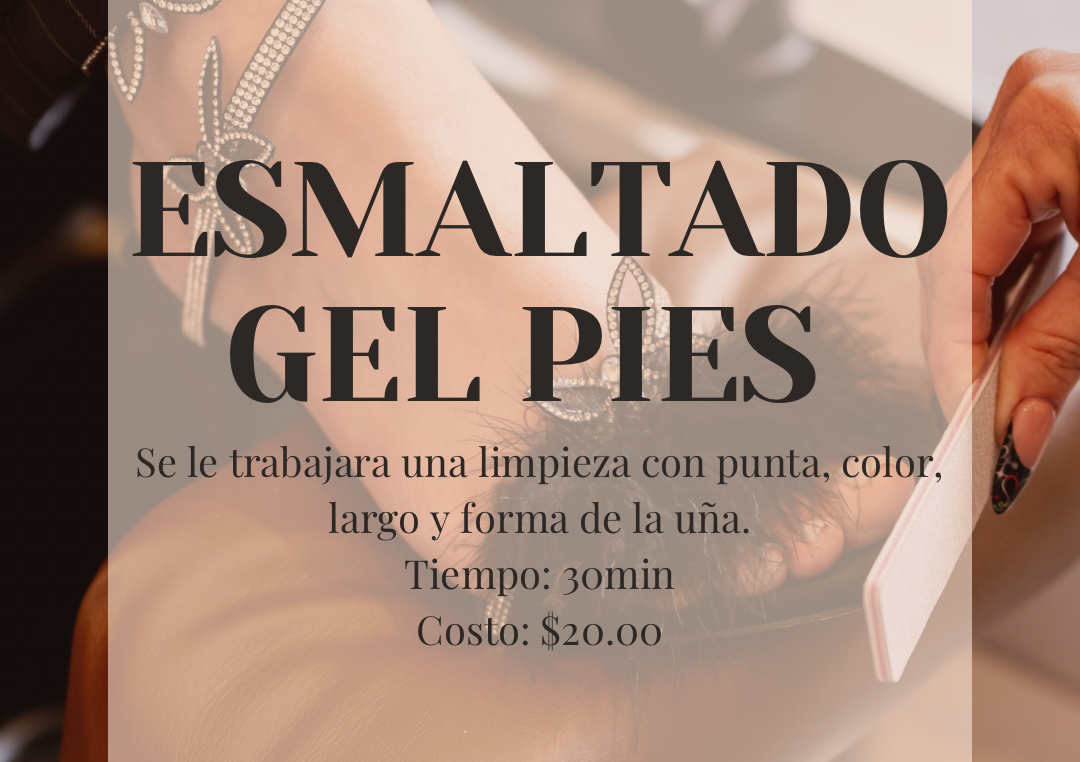 Esmaltado Gel Pies