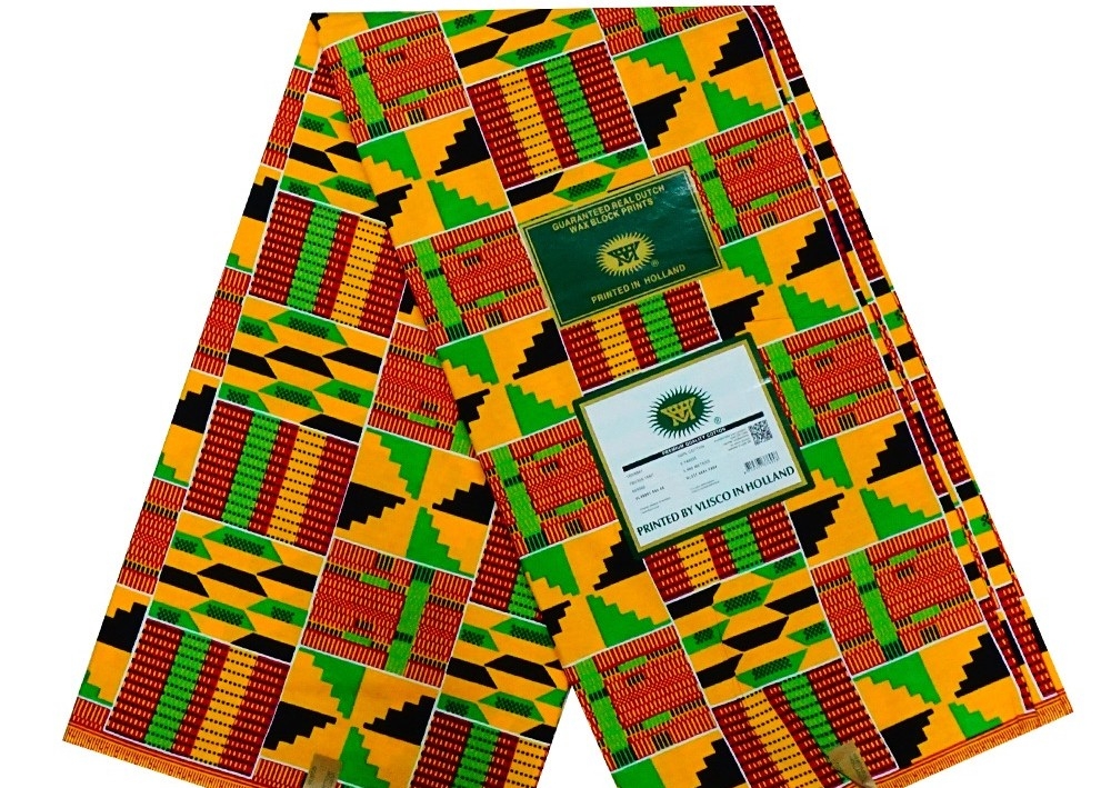 High-quality Traditional Ghana Wax print with 100% Cotton 