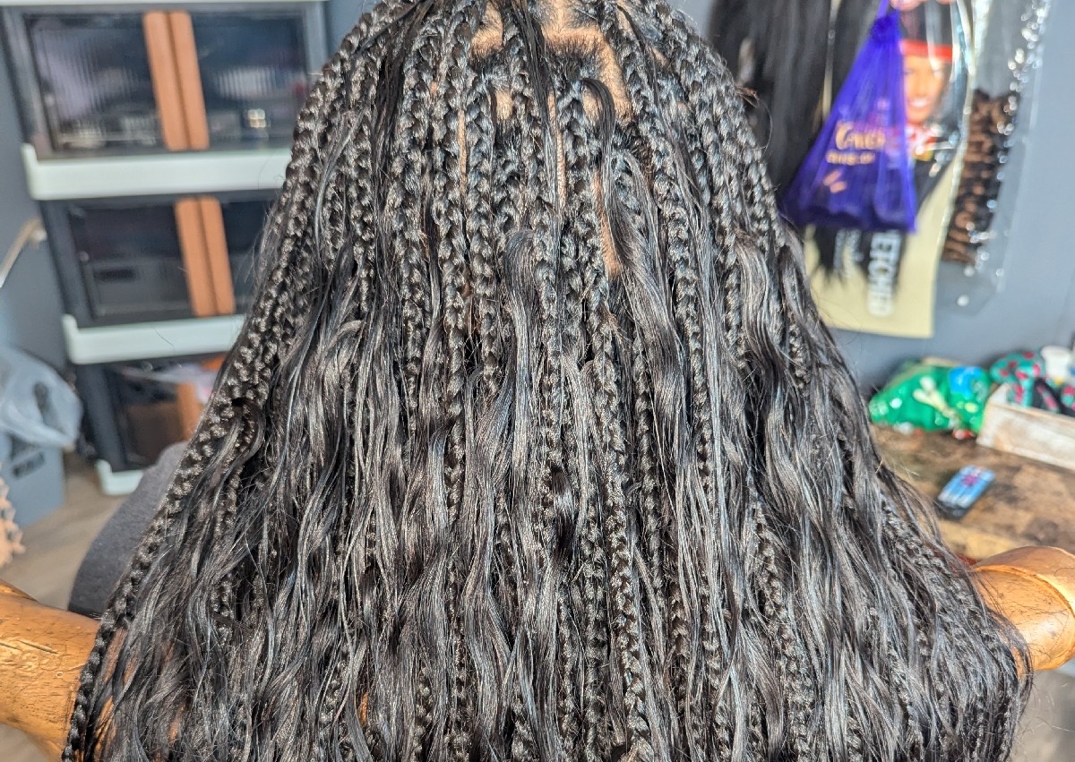 Medium boho braids
