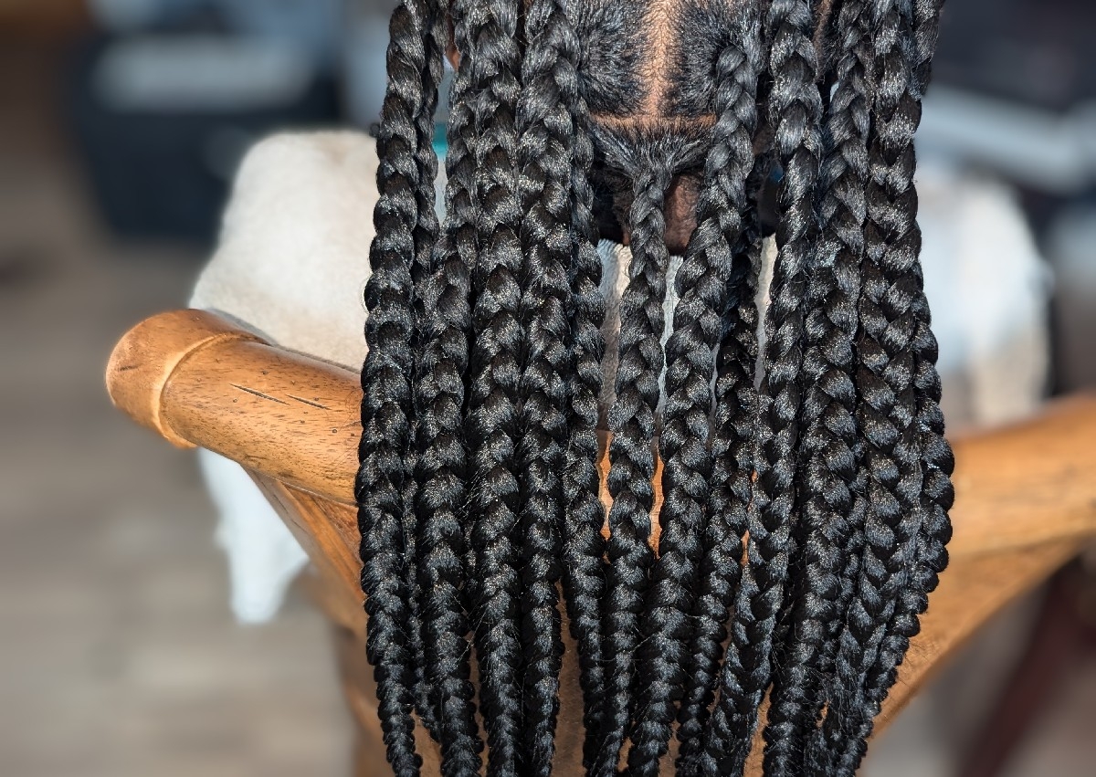 Jumbo box braids