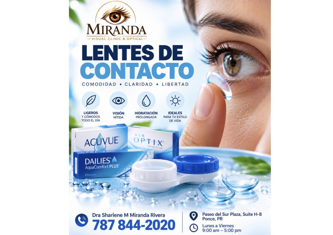 Examen Visual - Lentes de Contacto