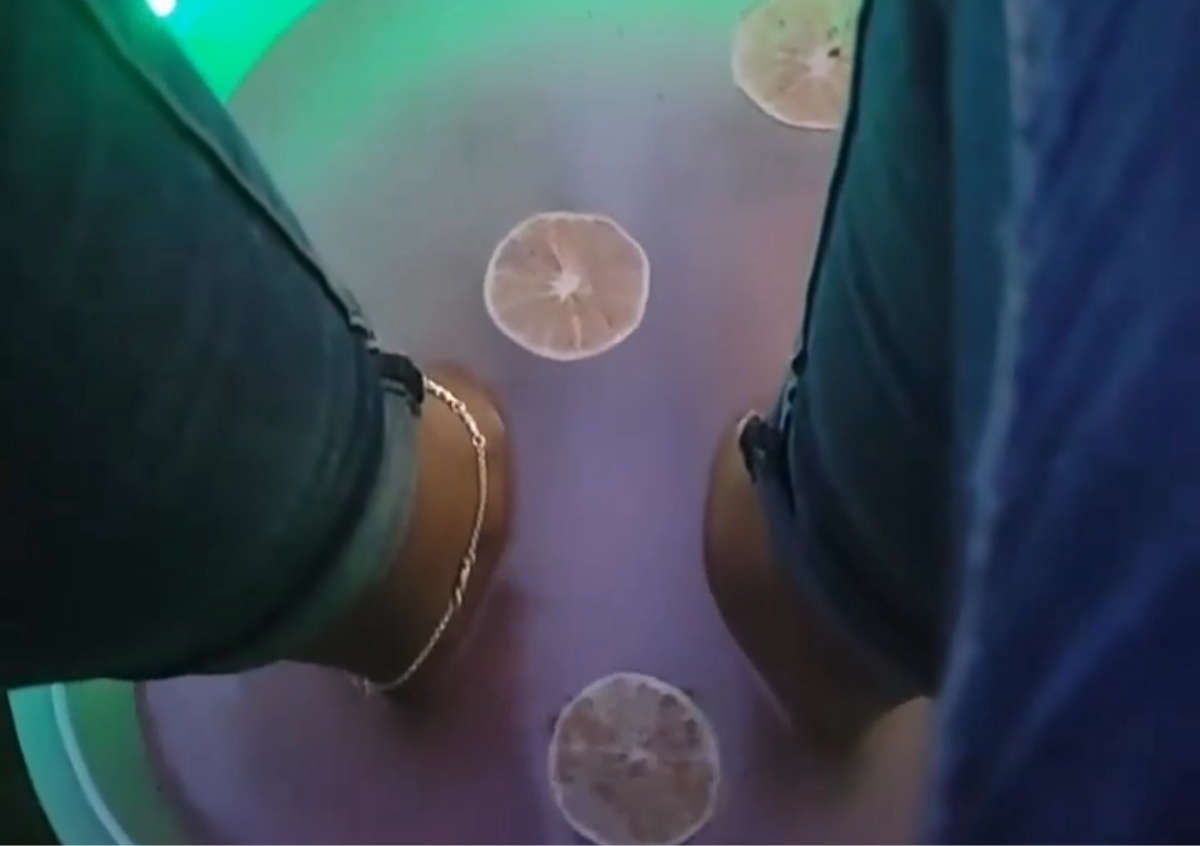 Pedicura spa (incluyendo) Esmatado en gel 