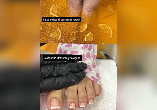 Pedicura Gel de lujo , luxury gel pedicure