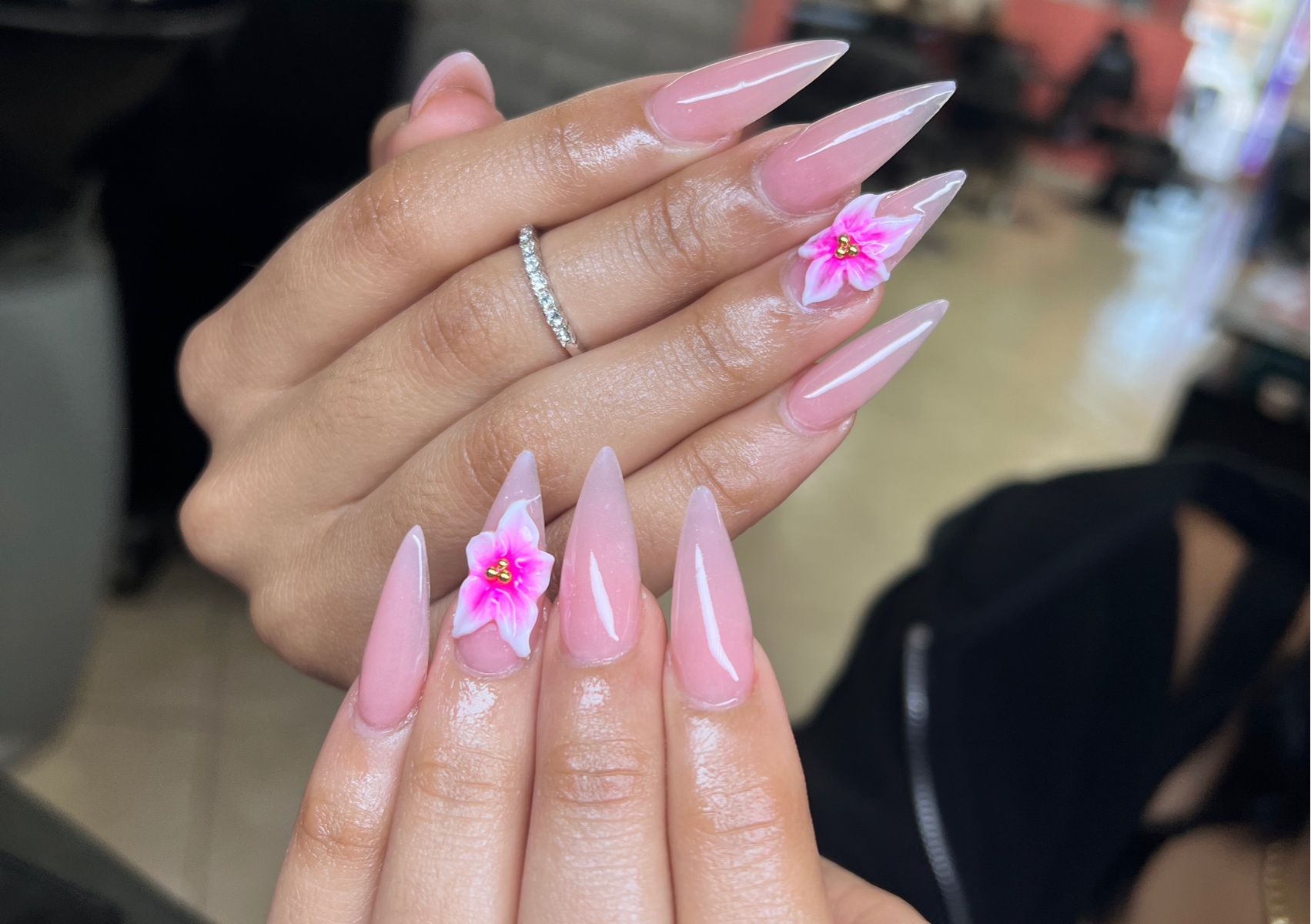 Acrilicas talla L, acrylics size L