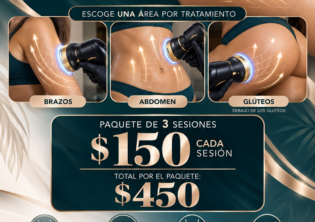 HIFU 25D Corporal (3 sesiones) area a escoger