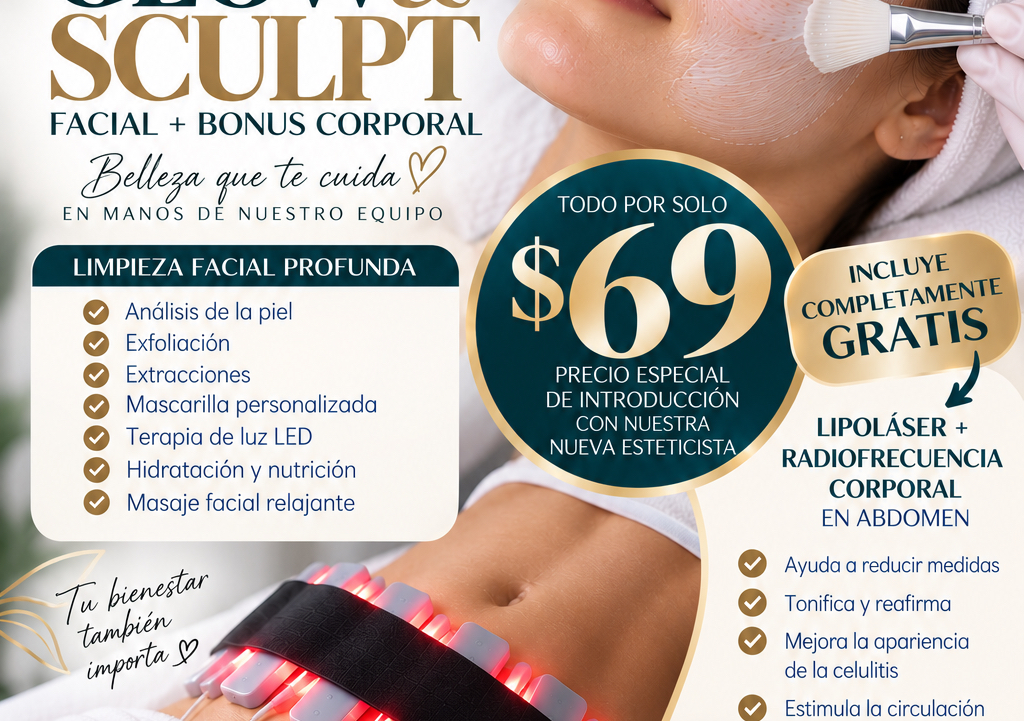 ✨ OFERTA DE INTRODUCCIÓN – FACIAL + BODY BONUS ✨