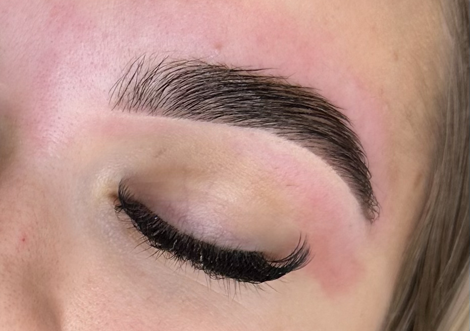 Brow wax and dye