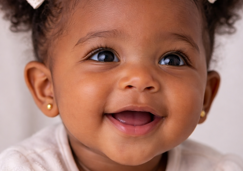 Baby Lobe piercing pair