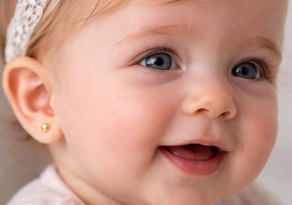 Baby Lobe Piercing single 