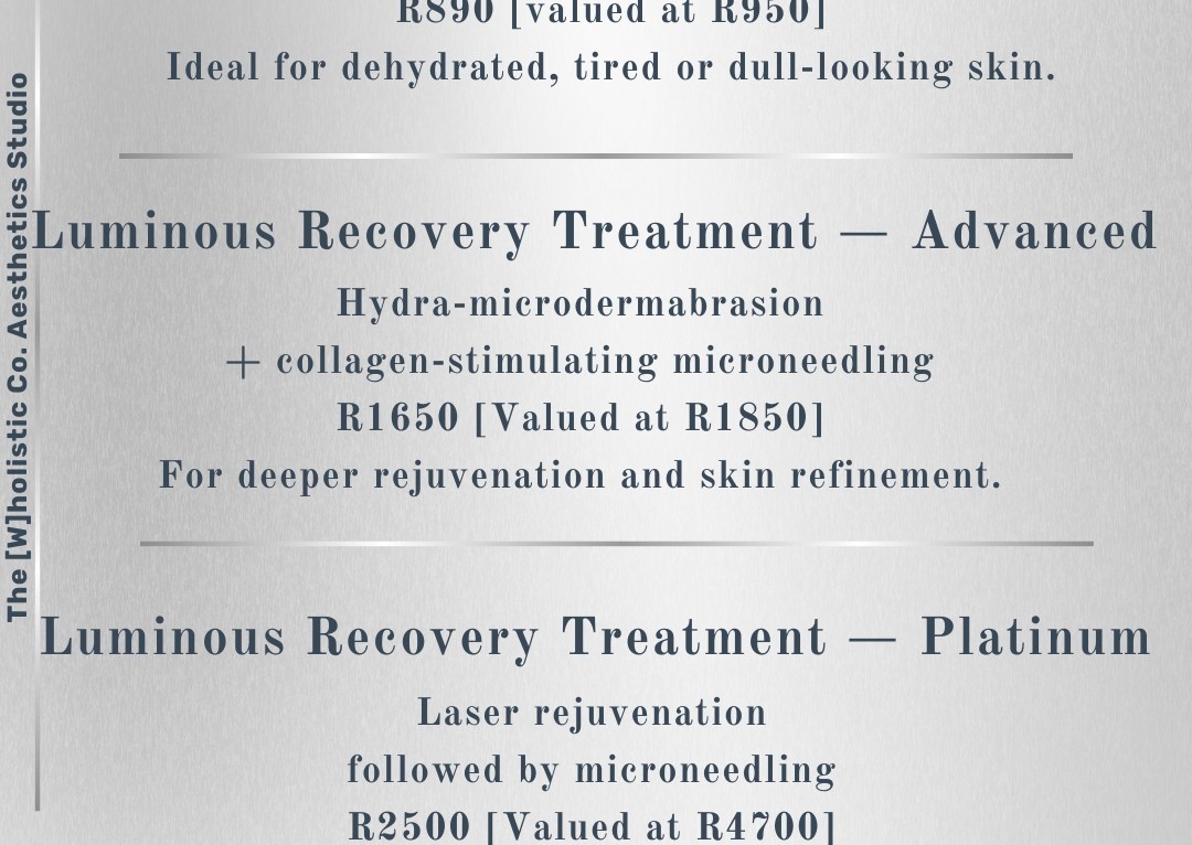 Luminous Recovery Treatment- Advanced
