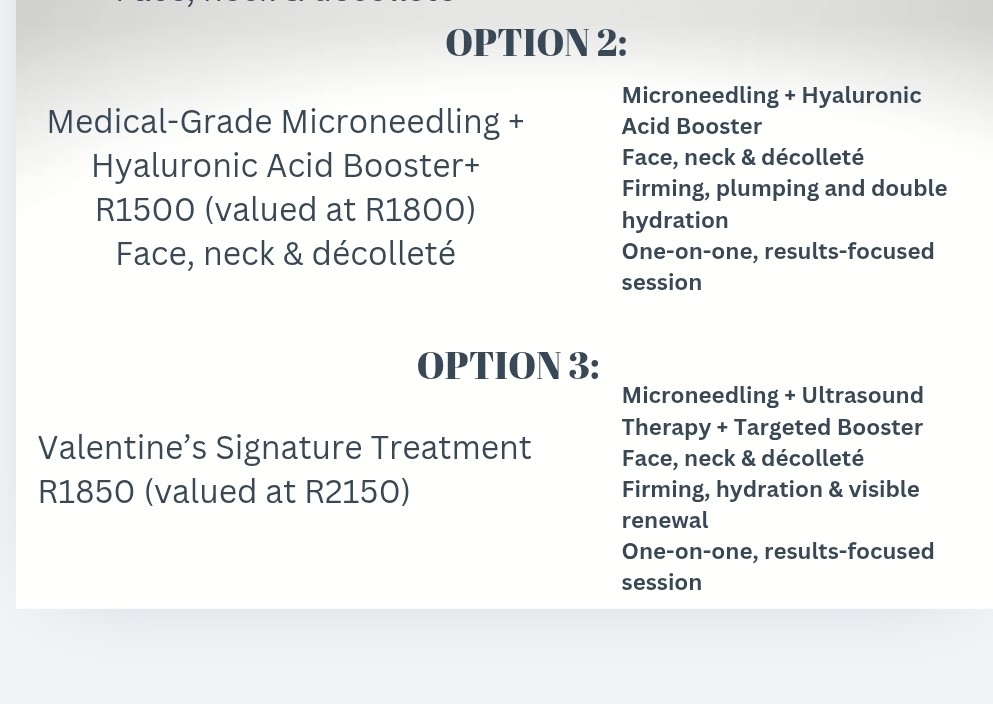 Valentine's Signature Series Option 2 [valued at R1800]