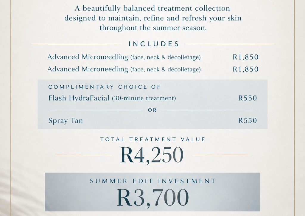Summer Silver Edit-Advanced microneedling session 1