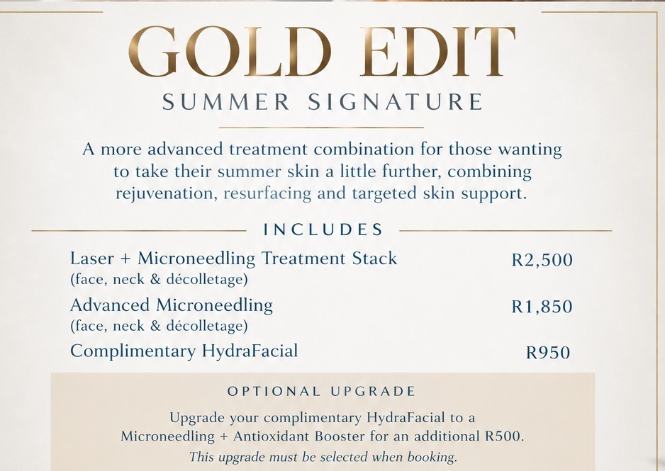 Gold Edit- Complimentary Hydrafacial 