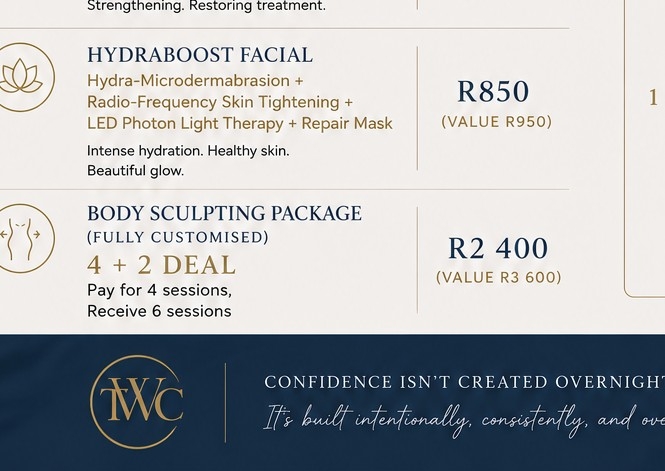 Spring Body Sculpting Package 4+2 Deal