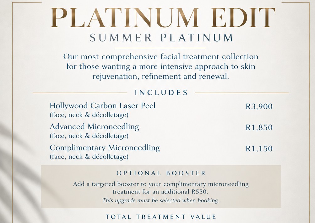 Platinum Edit- Complimentary Microneedling 