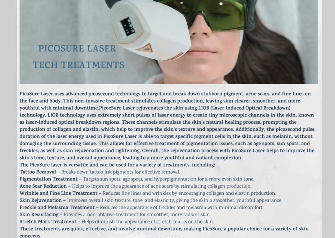 Picosure laser treatment of full face