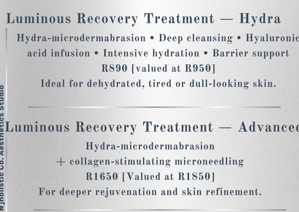 Luminous Recovery Treatment- Hydra