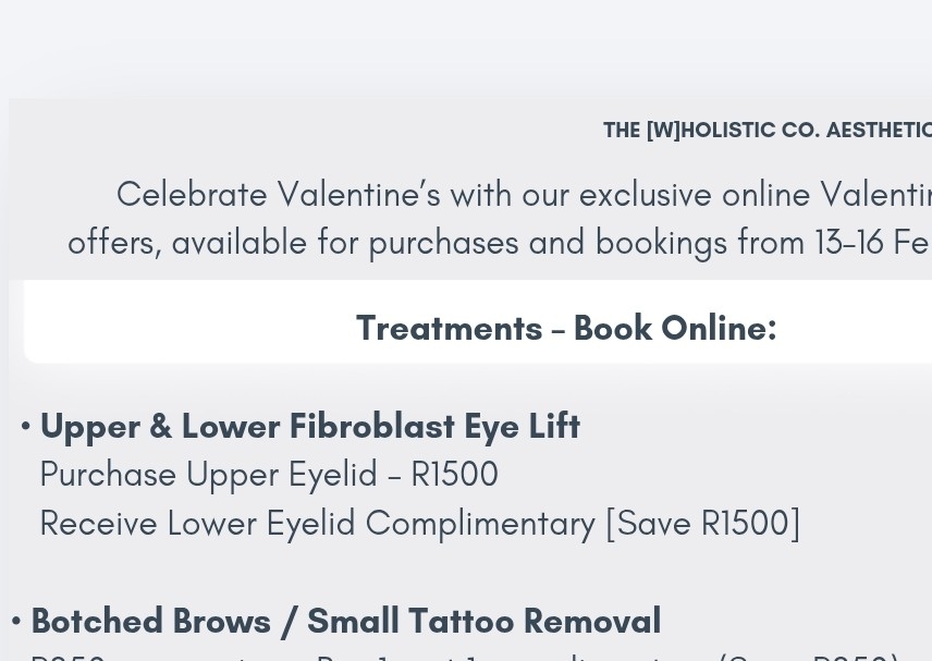 Upper & Lower Fibroblast Eye Lift [valued at R3000]