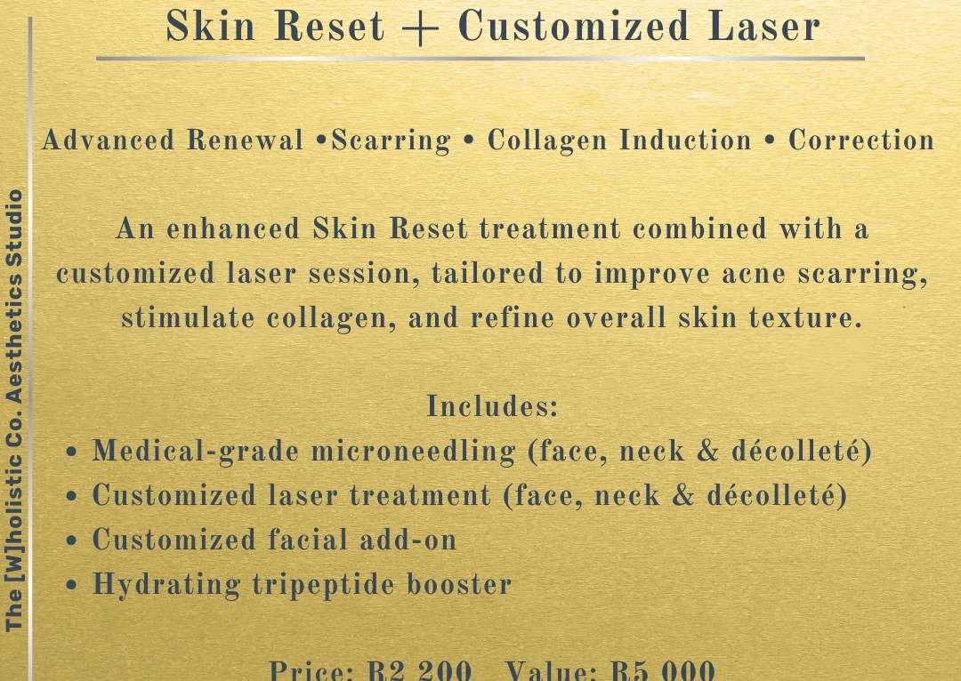 [20/80 treatments left] Skin Reset + Customized Laser Signature Treatment