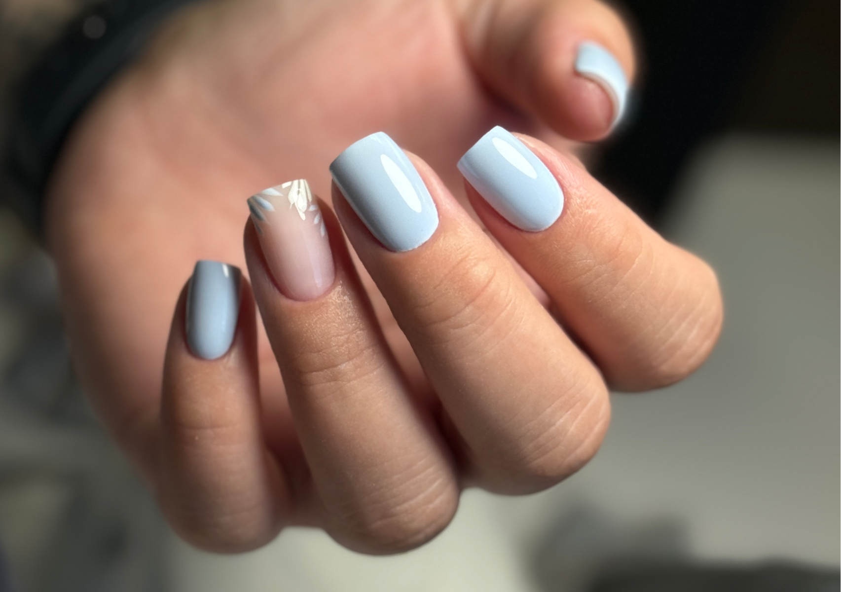 manicure gel( strong material)+ any colors