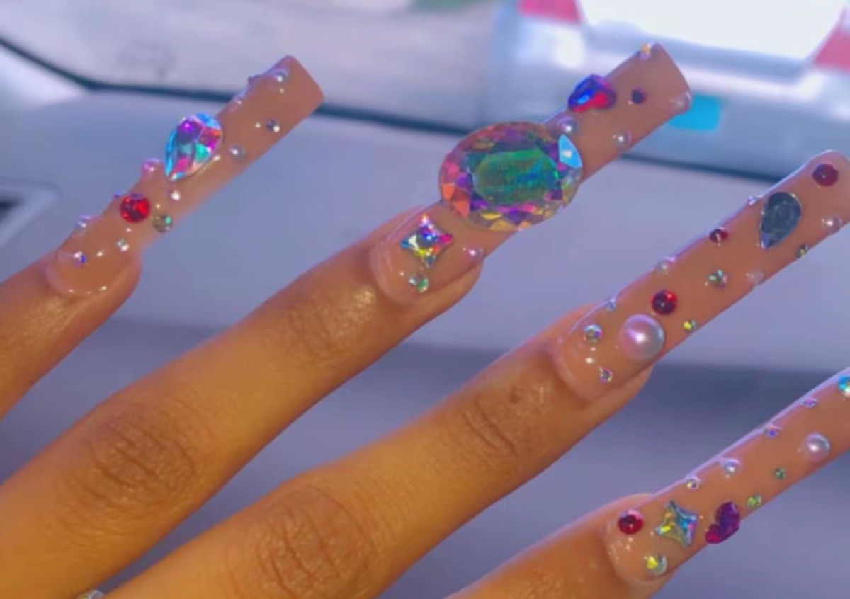 XL Acrylic Nails 